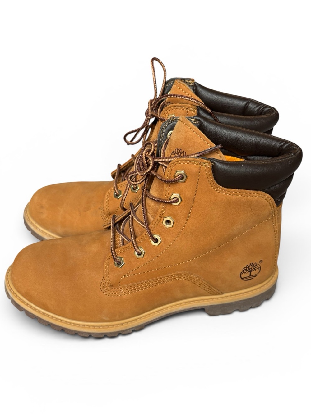 Timberland Women’s Linden Woods Ortholite Wheat 6” Lace-Up Work Boots, 10